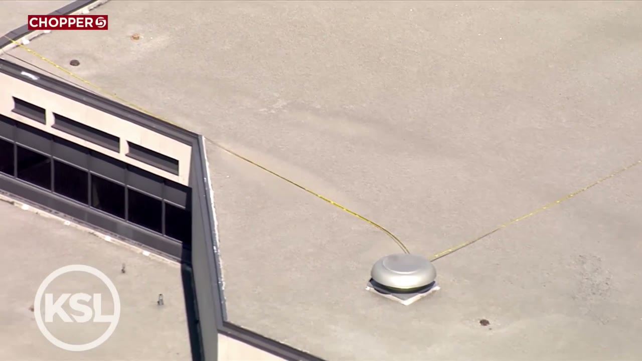 The Losee Center Roof From Chopper 5 — Tape, Gravel, No Visible Screwdriver