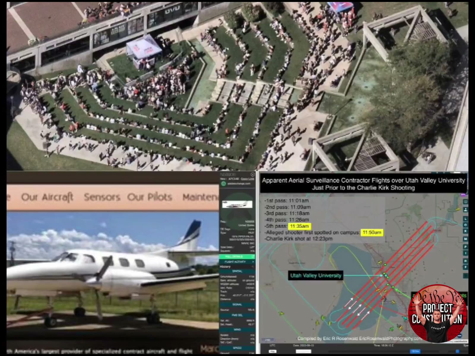 @ProjectConstitu - Silent slideshow arguing N59906, the MARC Inc. Piper Navajo survey
