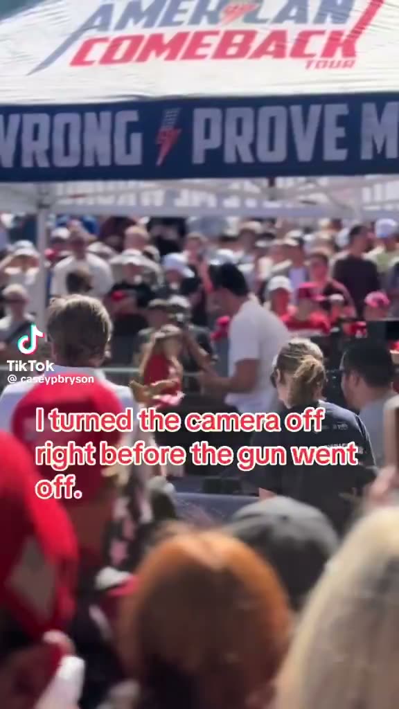 'I Turned the Camera Off Right Before the Gun Went Off'