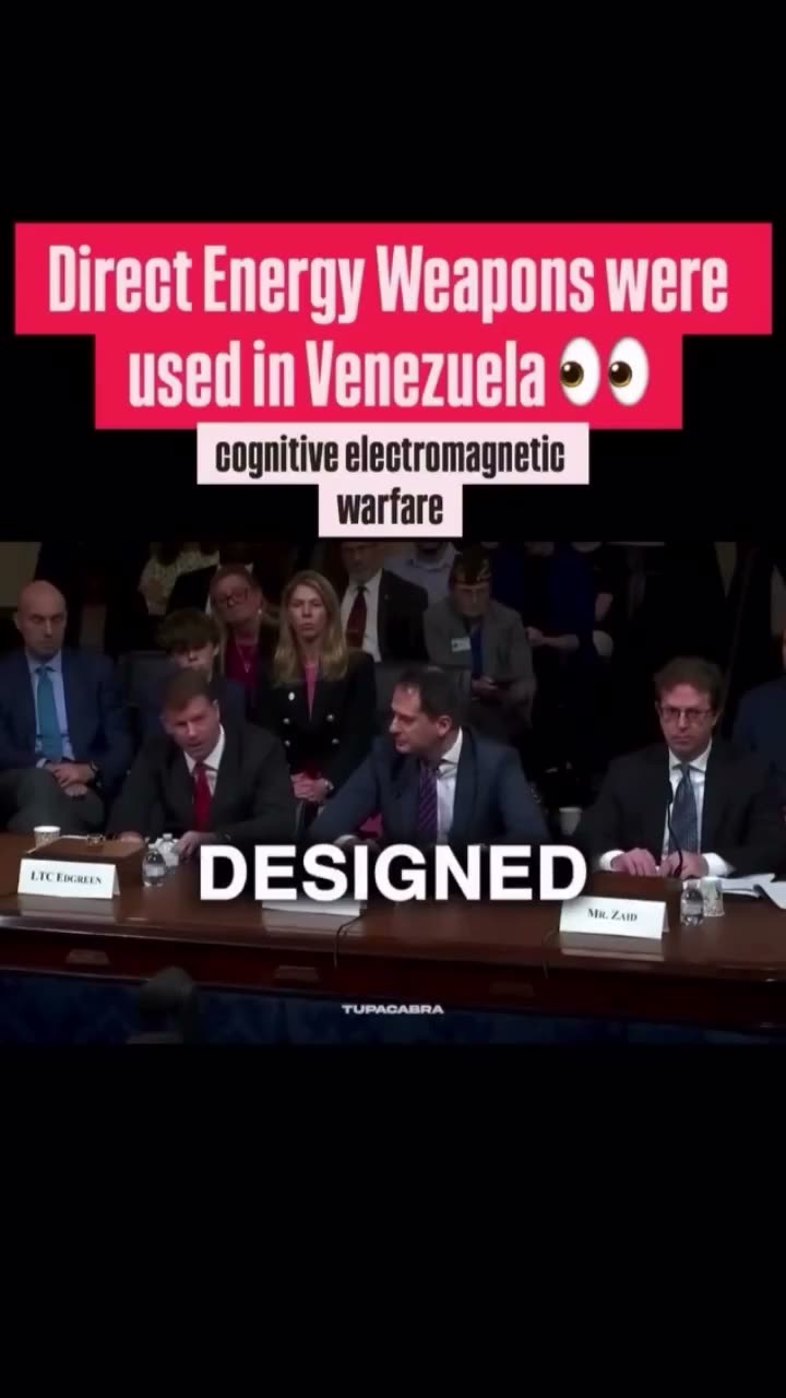 Direct Energy Weapons: Congressional AHI Hearing Clip