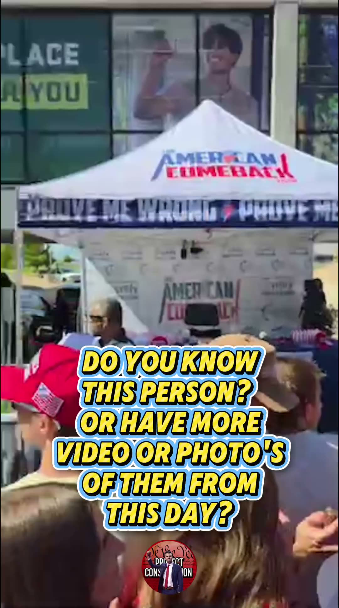 Crowd-Sourced Appeal: The Person Filming From The Walkway