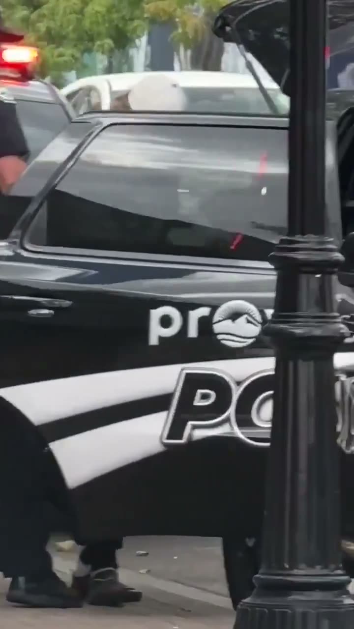 Pellet Gun Man Detention - Bystander Clip 6