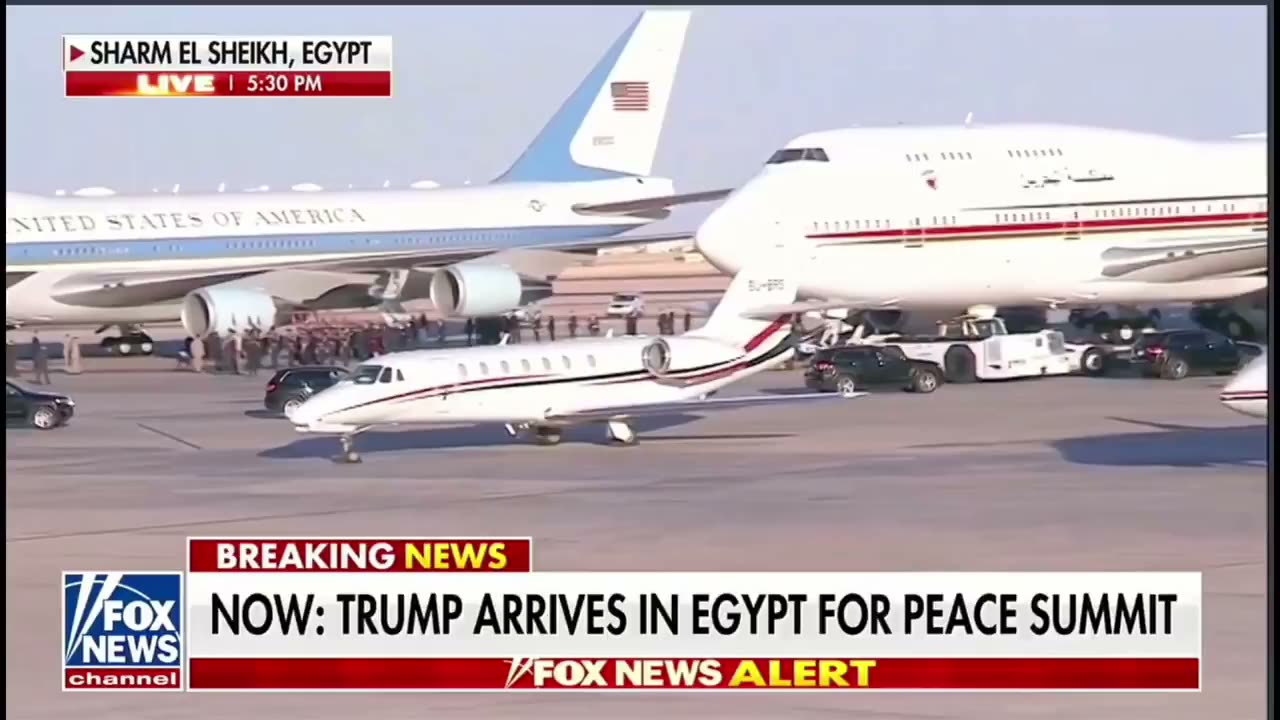 @ProjectConstitu - Fox News Sharm El-Sheikh tarmac coverage plus Candace Owens segment